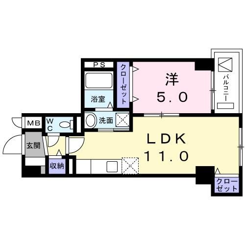 シーザスパレス錦糸町 間取り