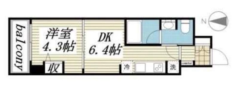 CREAL門前仲町Ⅱ 間取り