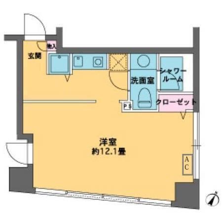 カスタリア水天宮Ⅱ 間取り