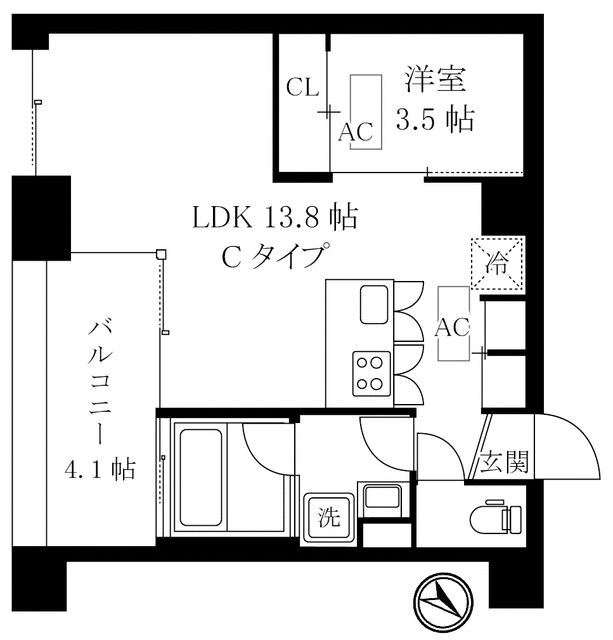 オレア日本橋浜町 間取り