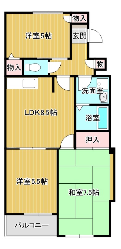 サンモール 間取り