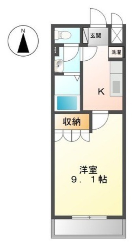 ベルメゾンＳＫＹ 間取り