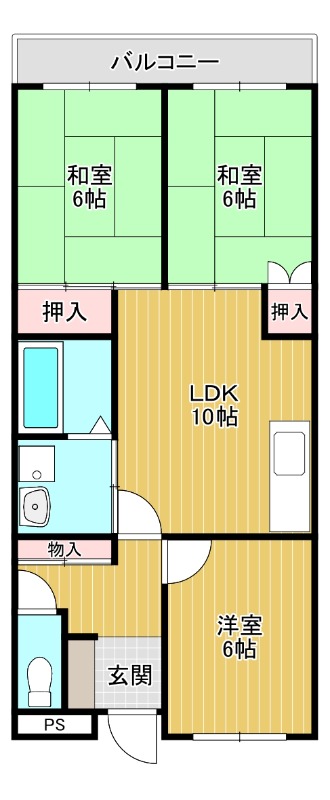 ヴィルフォーレミチハタ 間取り