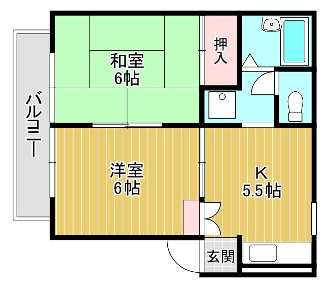 ナイティ池尻 間取り