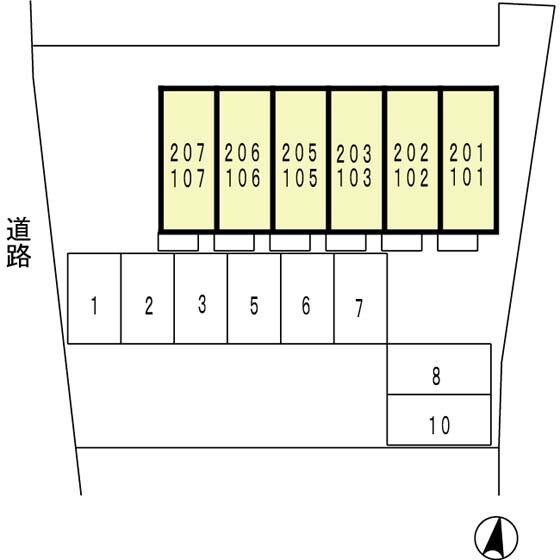 アメニティ大美野　A 駐車場