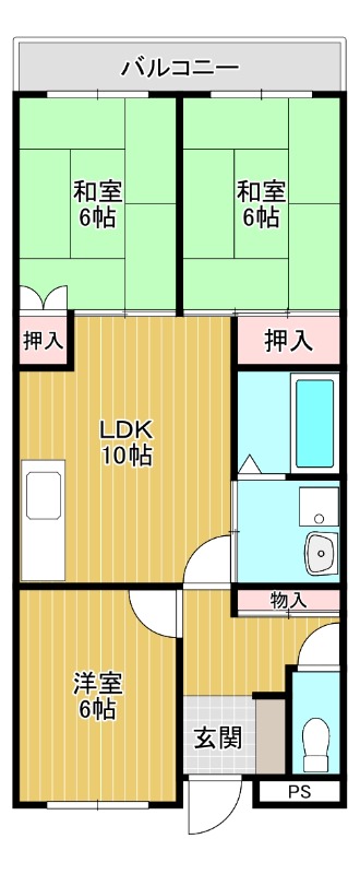 ヴィルフォーレミチハタ 間取り