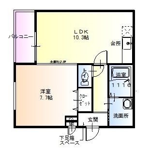 フジパレス奏 間取り