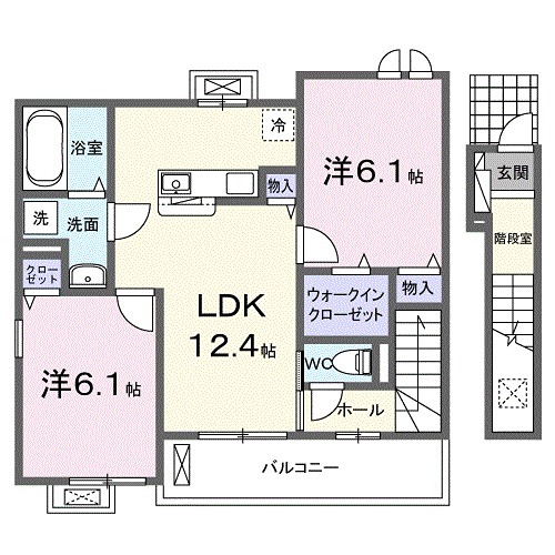 ショコラⅢ 間取り