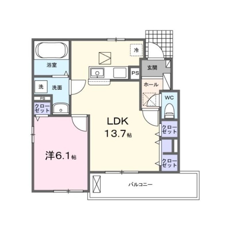 ショコラⅢ 間取り