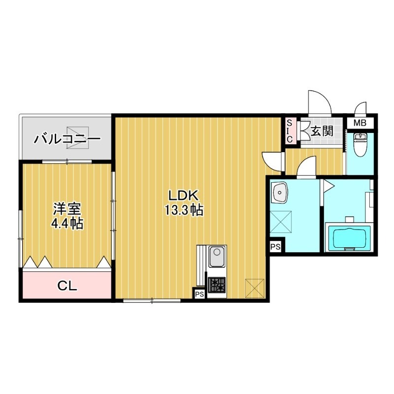 Ａｌｉｖｉｏ堺高松 間取り