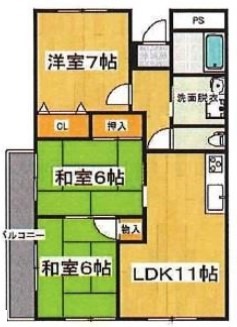 日吉マンション 間取り
