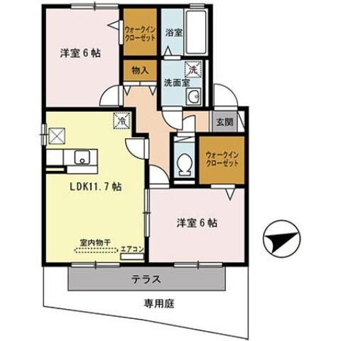 エスペランサ　Ａ 間取り