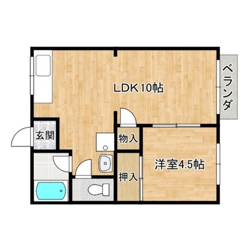 阪口ハイツ 間取り