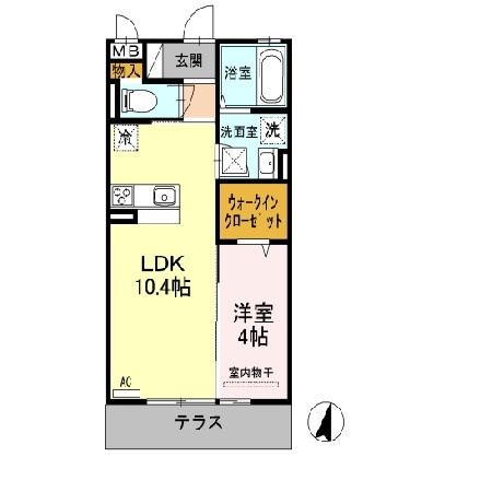 ディ イゾラ北野田 間取り