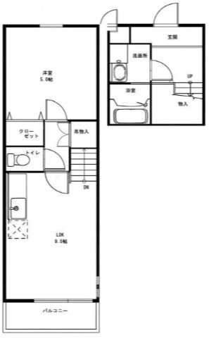スリーハーブズ狭山Ⅱ番館 間取り
