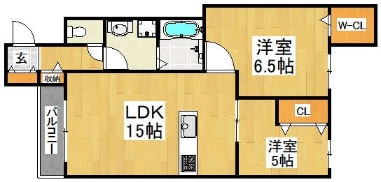 エフイー大阪狭山 間取り
