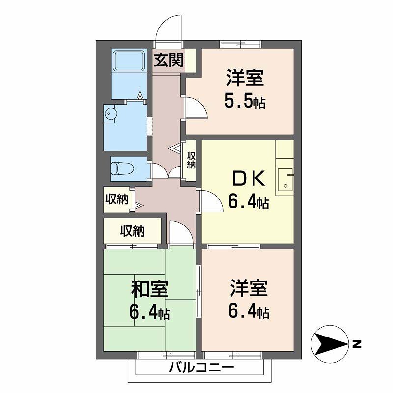 コーポ アネックス 間取り