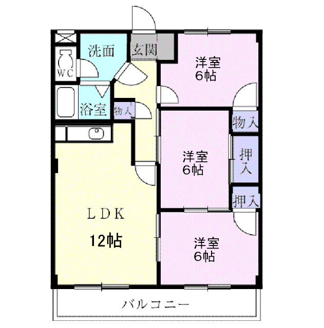 プレステージ三日市 間取り