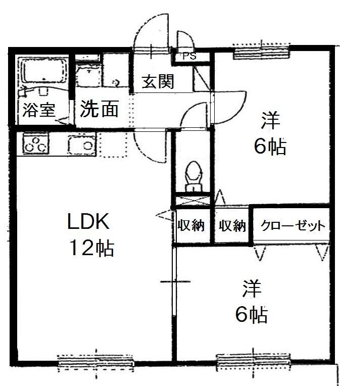 プレジオ喜多町 間取り