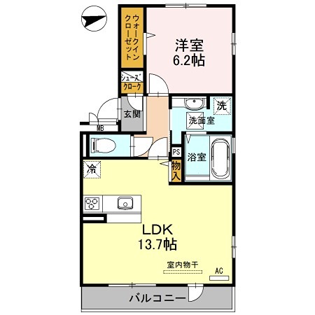カーサ高善　Ａ棟 間取り