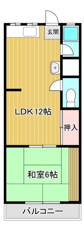 木下ハイツ 間取り