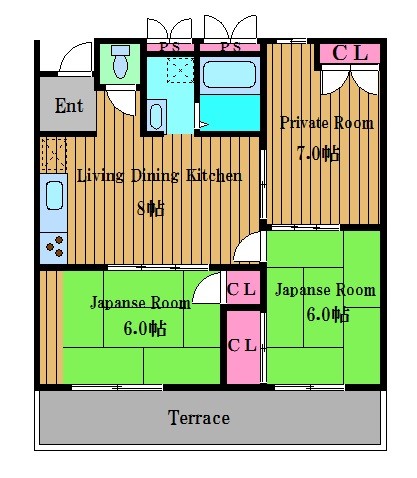 ヴィラ千代田 間取り