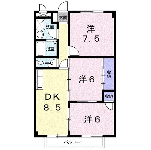 サンヒルズ千代田Ⅰ 間取り