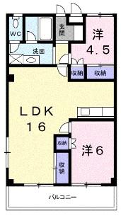 ガーデンコート大喜 間取り