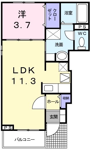 メゾン ジャスティスA 間取り
