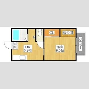 パナハイツ田中 間取り