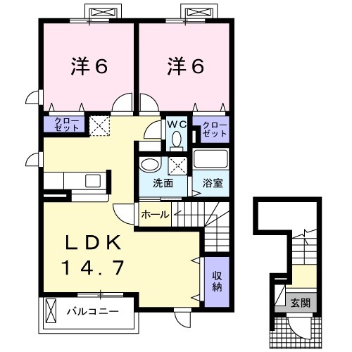 大阪府河内長野市小塩町 間取り