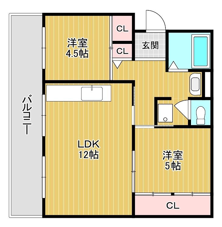 ヴィラナリー狭山5号棟 間取り