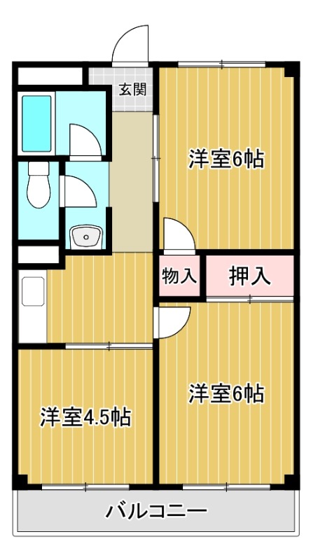 椋本マンション 間取り