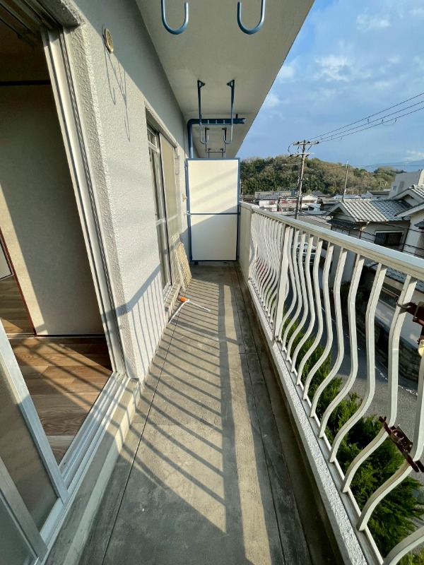 椋本マンション ベランダ