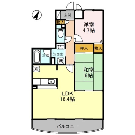 ホワイトロートス 間取り