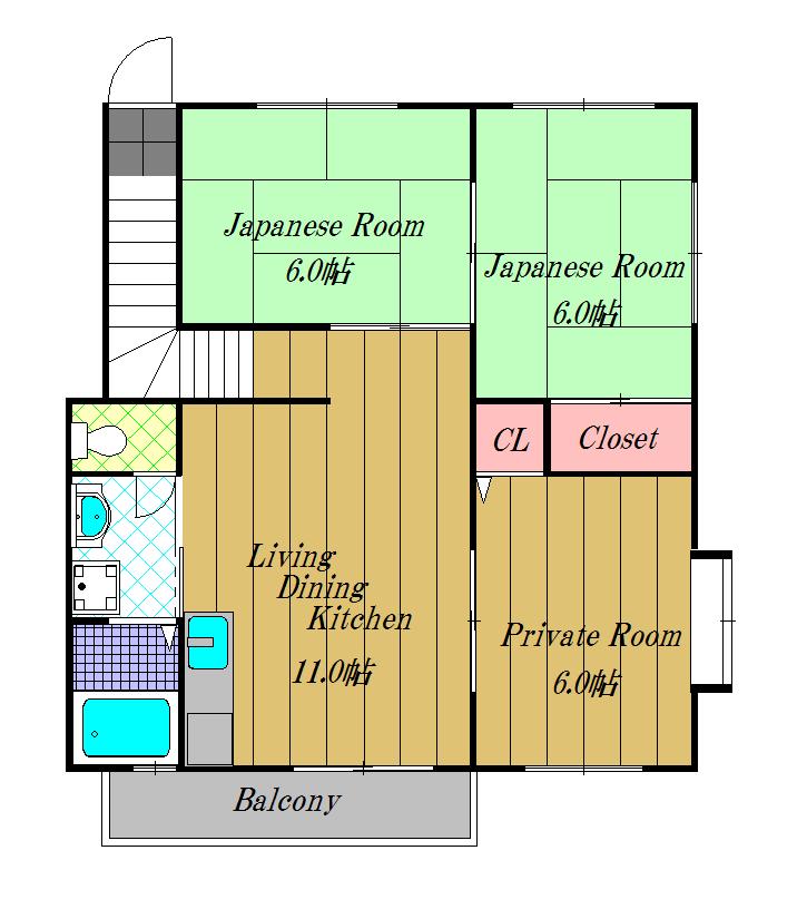 メゾン津々山台 間取り