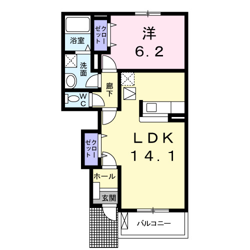 アルカンシエルⅠ 間取り