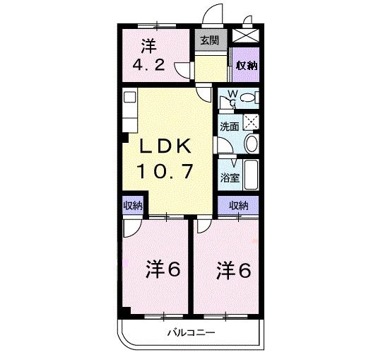 アレーゼＦ 間取り