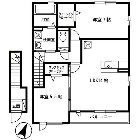 ヴィラ　ファミール 間取り