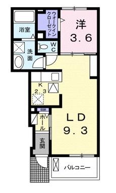 ソレアード・ニシキⅡ 間取り