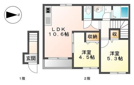 アルビネスⅠ 間取り