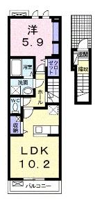 ガーデンハイツ大喜 間取り