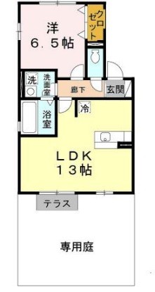 サンフィールド　Ⅱ棟 間取り