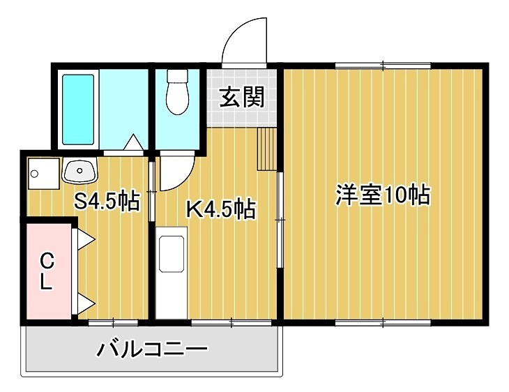 マンションサンライズ壱番館 間取り