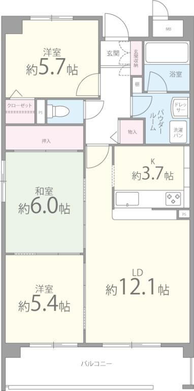 メゾン錦 間取り