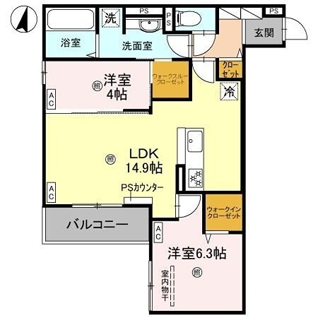 CASA　MUKAINO 間取り