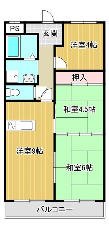 ウィスタリア・藤 間取り