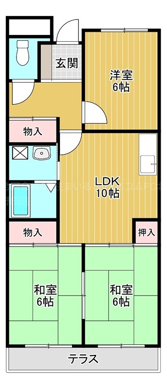 大阪府河内長野市市町 間取り