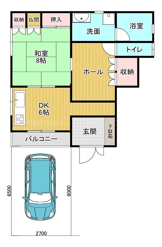 大美野坂本マンション 間取り
