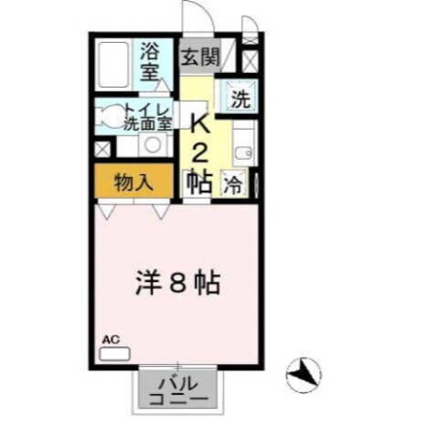 ヴェルドミール　Ⅱ 間取り